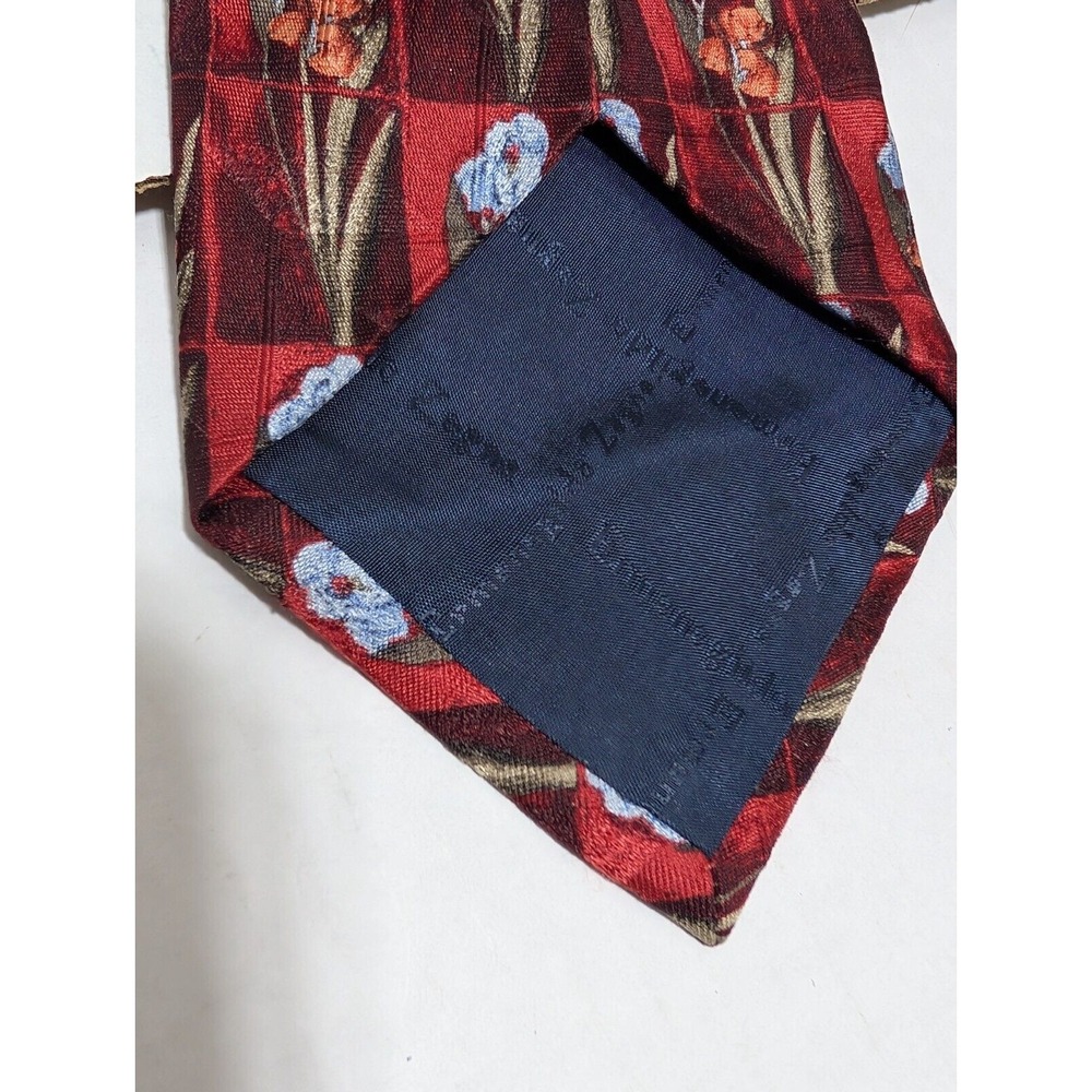 Ermenegildo Zegna 100% Silk Necktie Multicolor Floral All Over Italy 57"‎ - Picture 4 of 9